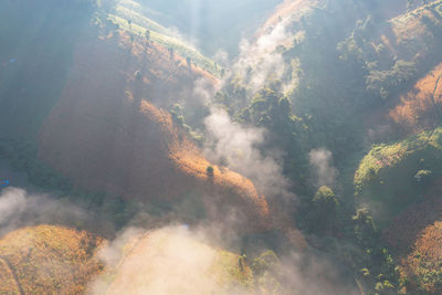 Scenic view of mountains