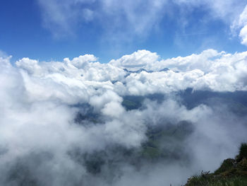 Low angle view of clouds in sky