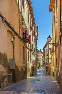 Street in historical center in huesca, spain