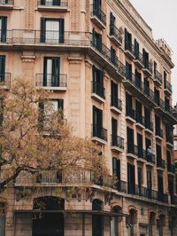 Low angle view of buildings against sky