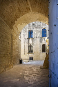 Entrance of historic building