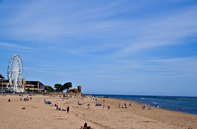 People at beach