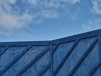 Low angle view of built structure against sky