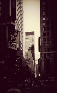 City skyline against sky