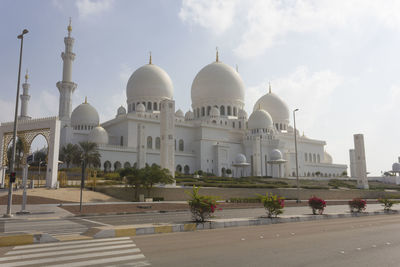 View of historical building against sky in city