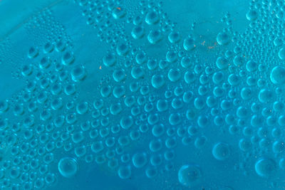 Close-up of bubbles in water