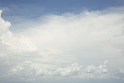 Low angle view of clouds in sky
