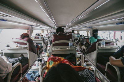 People sitting in bus