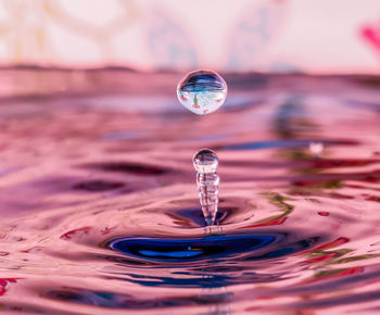 Close-up of water drop