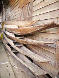 Close-up of wooden door