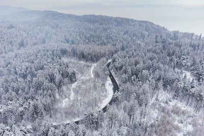 Aerial view of landscape