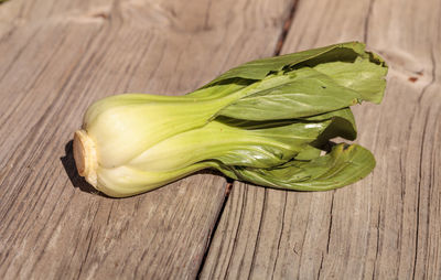 Close-up of vegetable on table