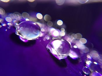 Close-up of bubbles in water