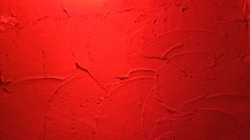 Full frame shot of red wall