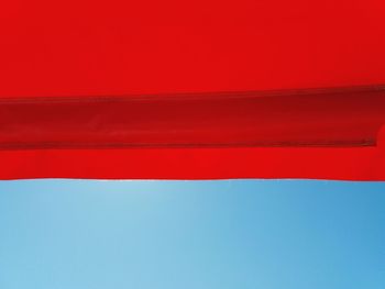 Low angle view of blue sky