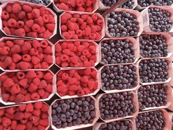 Full frame shot of fruits for sale