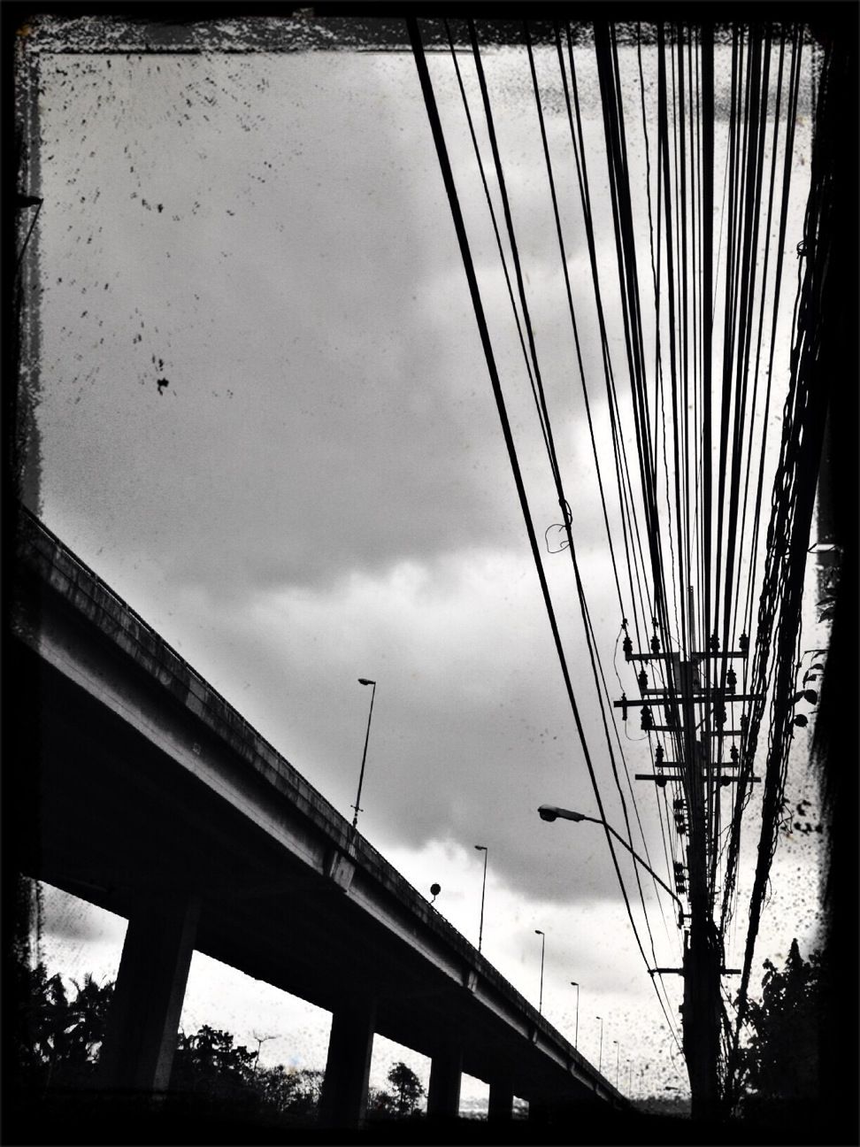 Sky over Bangkok today