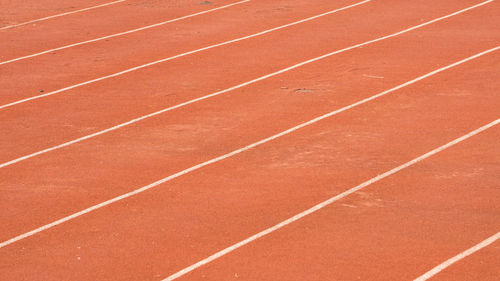 Full frame shot of running track