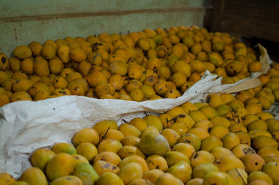 Close-up of fruits for sale in market