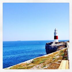 Lighthouse on beach