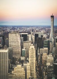 High angle view of cityscape