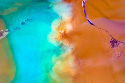 Full frame shot of multi colored water