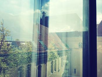 Modern building against sky