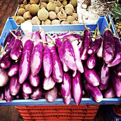 Full frame shot of vegetables for sale in market