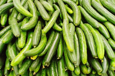 Full frame shot of vegetables for sale in market