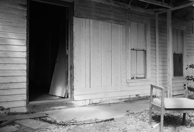 Interior of abandoned house