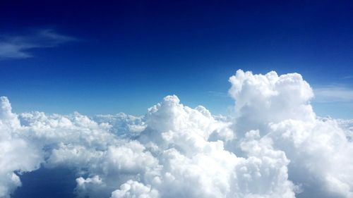 Low angle view of clouds in sky