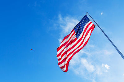 Usa american flag waving