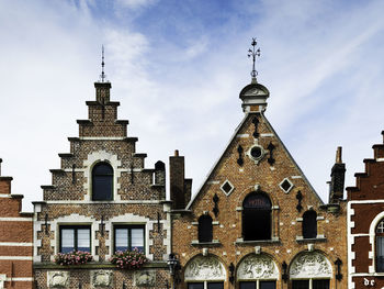 Flamencas huizen in bruges, belgium