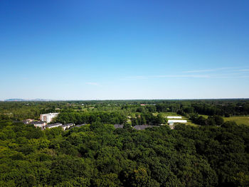 Scenic view of landscape against clear sky