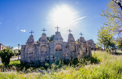 Greek-byzantine calvary ruins, calabria, italy.