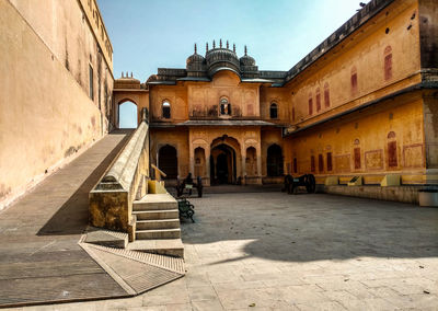 View of historic building in city
