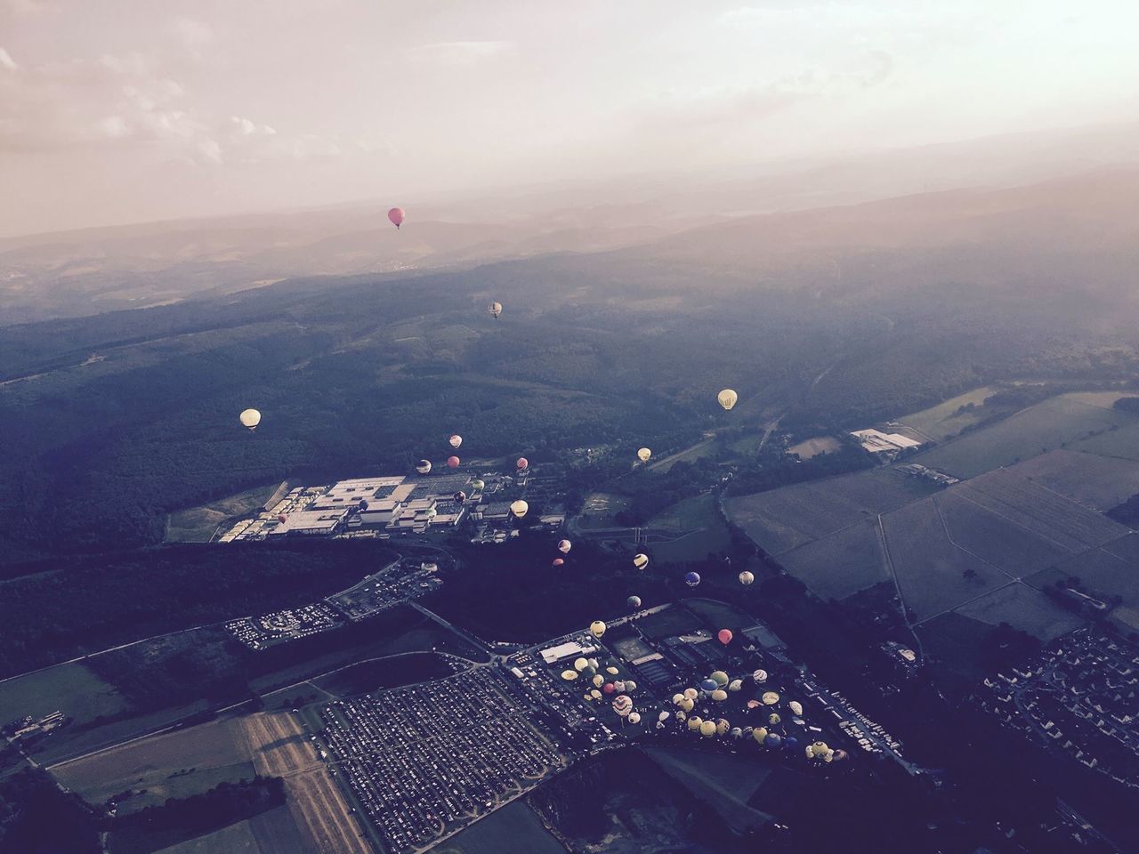 AERIAL VIEW OF CITYSCAPE