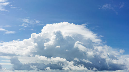 Blue sky with white clouds