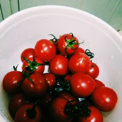 Close-up of tomatoes in bowl