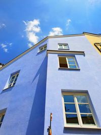 Low angle view of building against sky