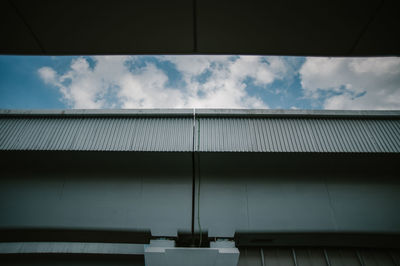 Low angle view of building against sky