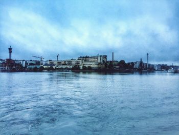View of city at waterfront