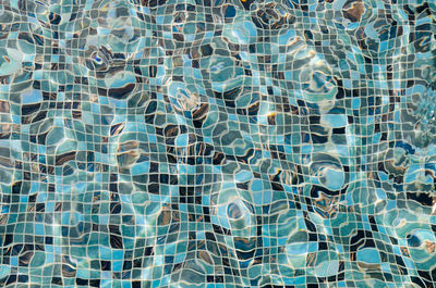 Full frame shot of swimming pool