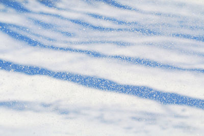 Full frame shot of snow covered ice