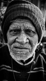 Close-up portrait of a man