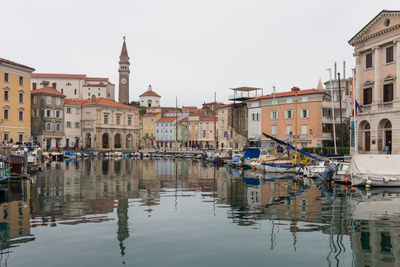 Boats in canal