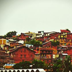 Residential buildings against sky