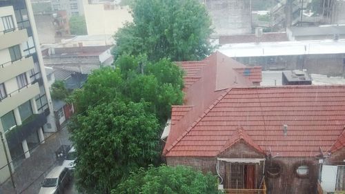 View of building with trees in background