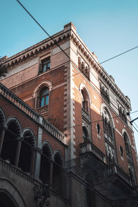 Low angle view of building against sky