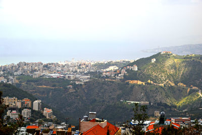 View of cityscape against sky